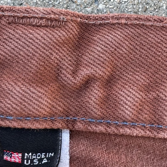 Vintage J Crew 484 Jeans made in USA milk chocolate size 31 - Picture 6 of 11